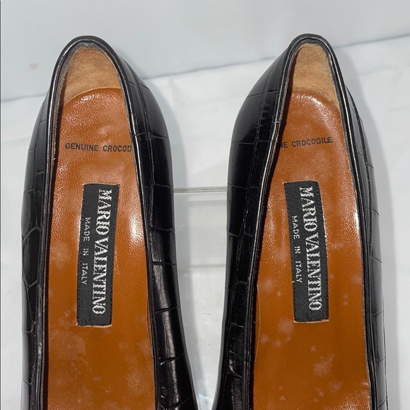 MARIO VALENTINO ITALIAN GENUINE CROCODILE PUMPS FTL-03-131 - Picture 7 of 11